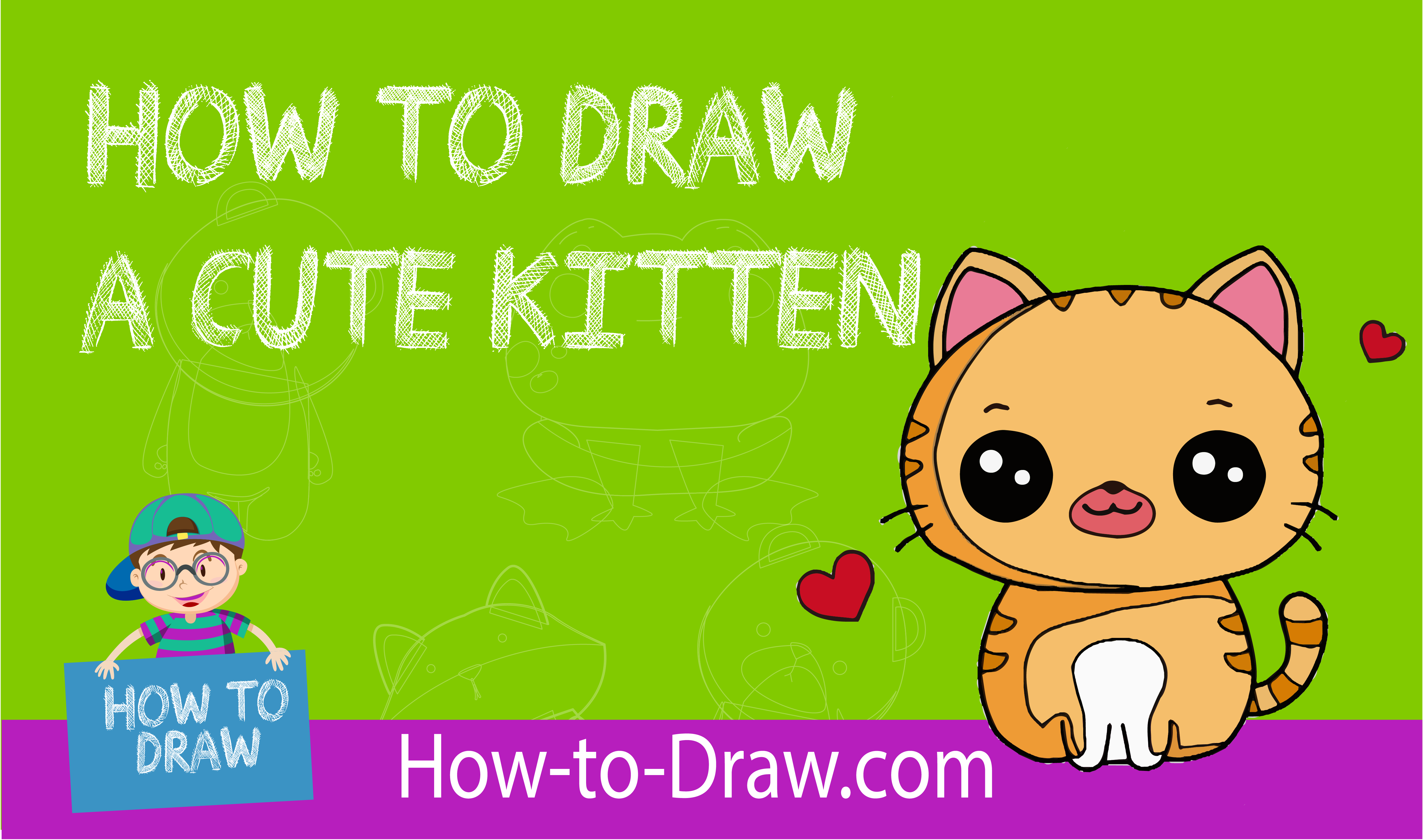 How to Draw a Cute Kitten